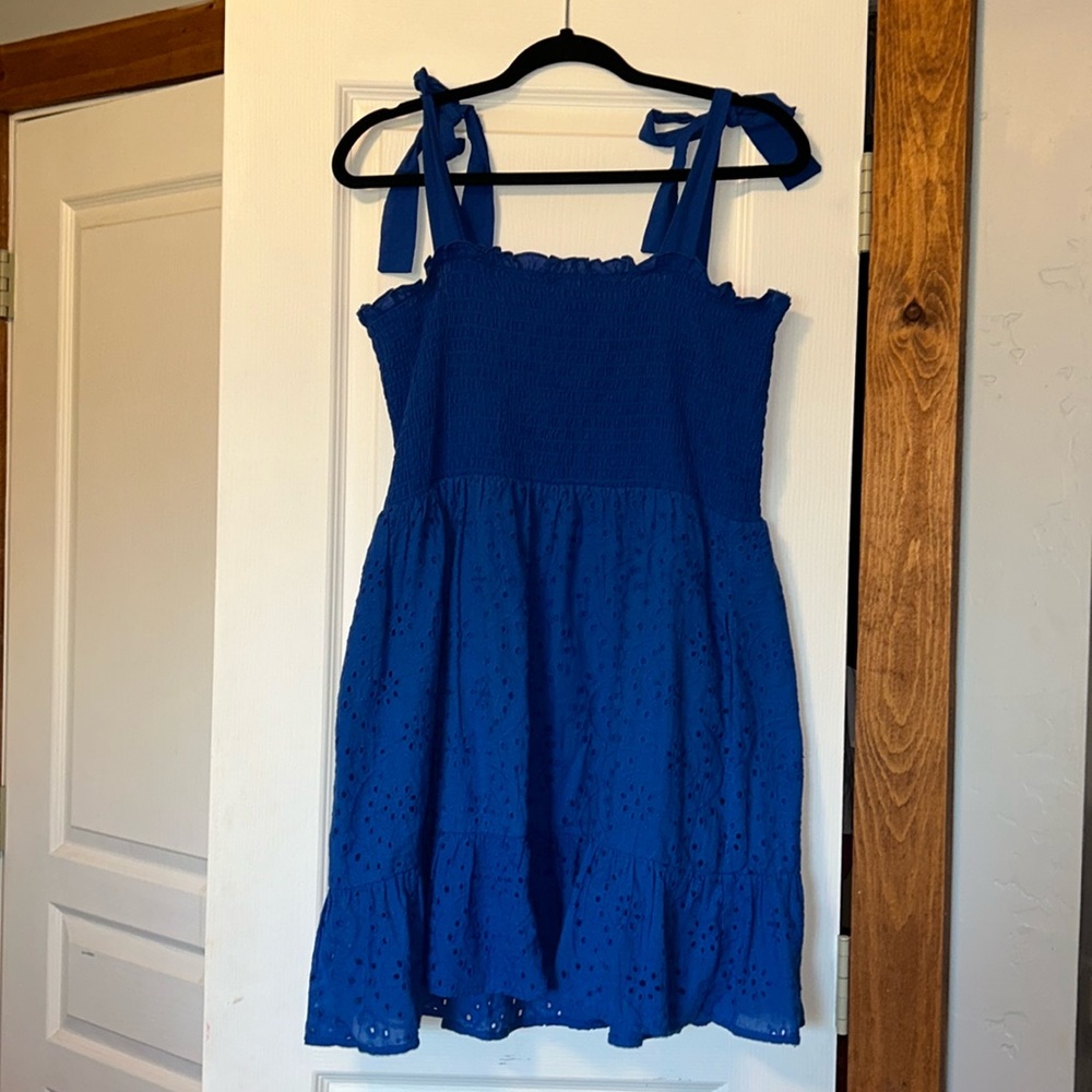 Blue Brunch Floral Dress